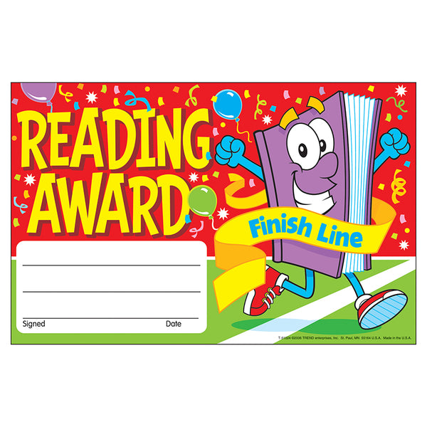 #35177 AWARDS READING AWARD FINISH LINE