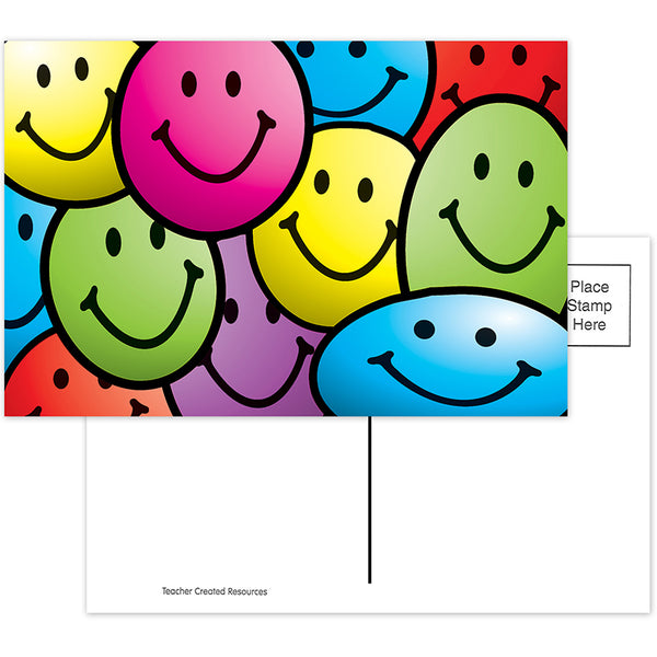#36477 SMILEY FACES POSTCARDS 30PK