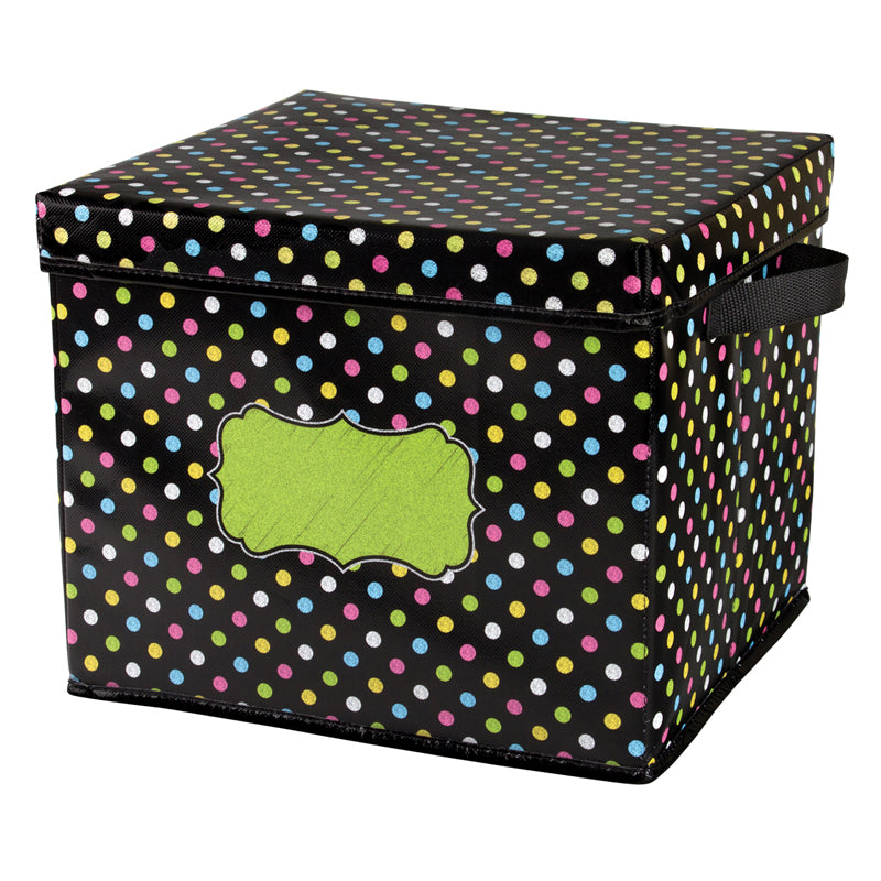 #36598 CHALKBOARD BRIGHTS STORAGE BINS BOX 12X12.5X10.5