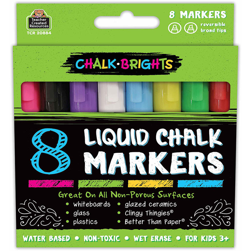#57642 CHALK BRIGHTS LIQ CHALK MARKERS 8PK