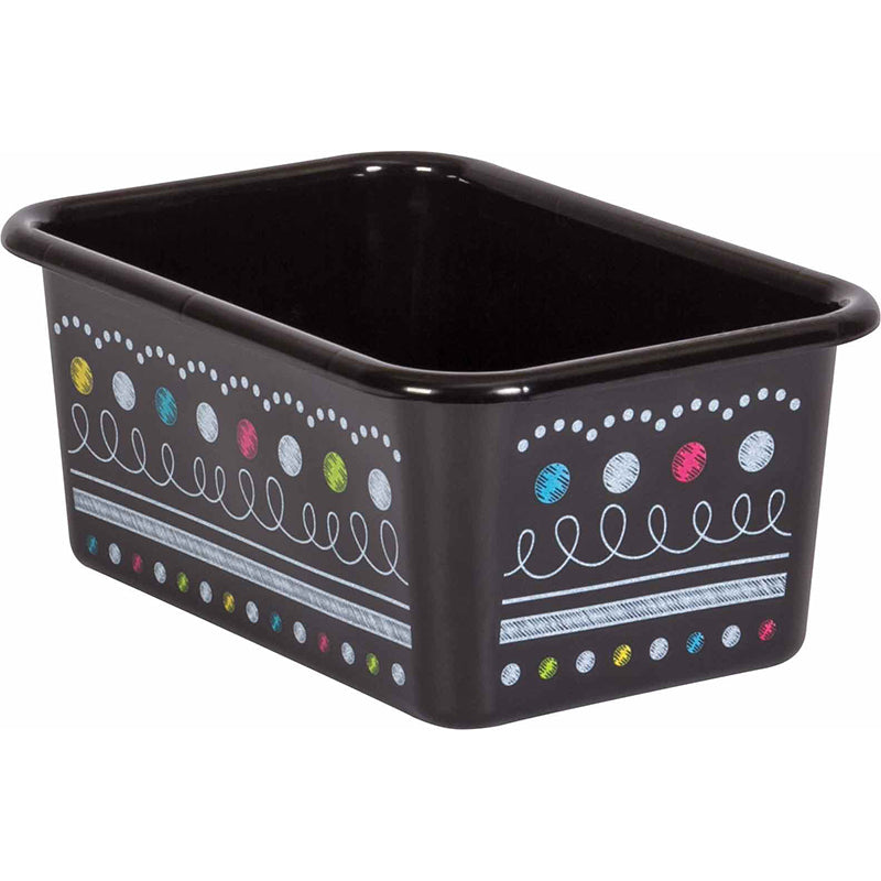 #57652 CHALKBOARD BRIGHTS SMALL PLASTC BIN