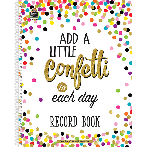 #57775 CONFETTI RECORD BOOK