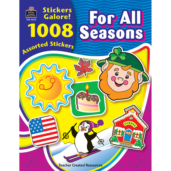 #36964 FOR ALL SEASONS STICKER BOOK 1008PK