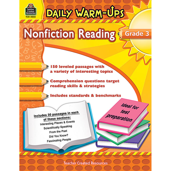 #37152 DAILY WARM UPS GR 3 NONFICTION READING