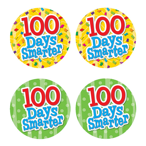 #37338 100 DAYS SMARTER WEAR EM BADGES