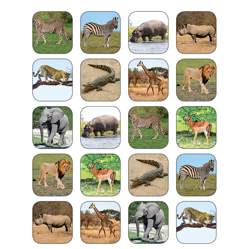 #37391 SAFARI ANIMALS STICKERS