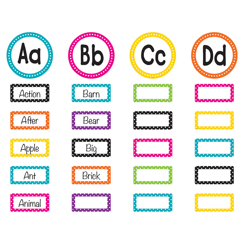 #37574 POLKA DOTS WORD WALL BB SET