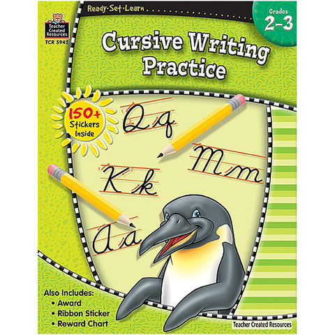 #37671 READY SET LEARN CURSIVE WRITING PRACTICE GR 2-3
