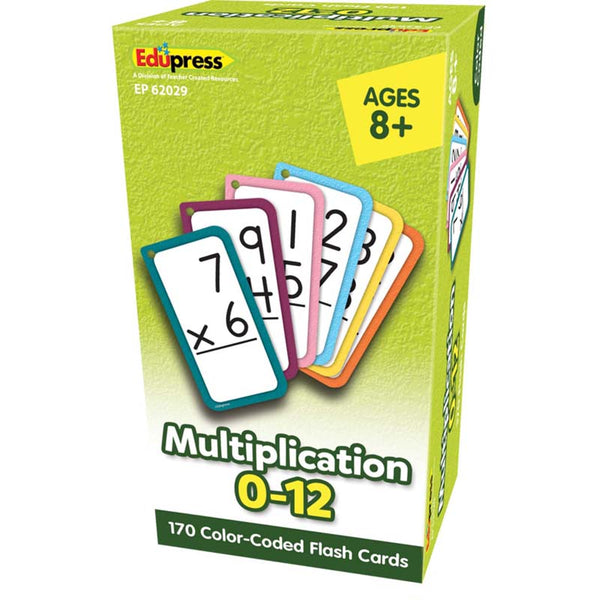 #57839 MULTIPLICATION FLASH CARDS ALL FACTS 0-12