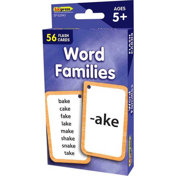 #57845 WORD FAMILIES FLASH CARDS