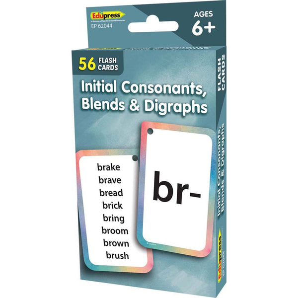 #57846 INITIAL CONSNNTS BLENDS FLASH CARDS