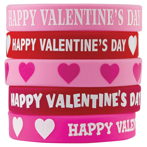 #37729 HAPPY VALENTINES DAY WRISTBANDS