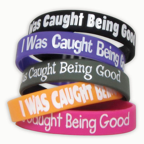 #37735 I WAS CAUGHT BEING GOOD WRISTBANDS 10/PK