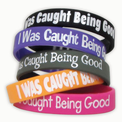 #37735 I WAS CAUGHT BEING GOOD WRISTBANDS 10/PK