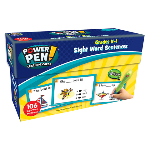 #37747 POWER PEN LEARNING CARDS SIGHT WORD SENTENCES