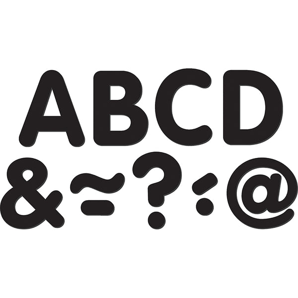 #38005 BLACK CLASSIC 2IN MAGNETIC LETTERS