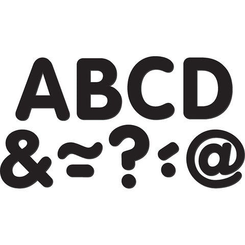 #38005 BLACK CLASSIC 2IN MAGNETIC LETTERS