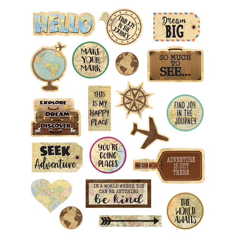 #58266 TRAVEL THE MAP STICKERS