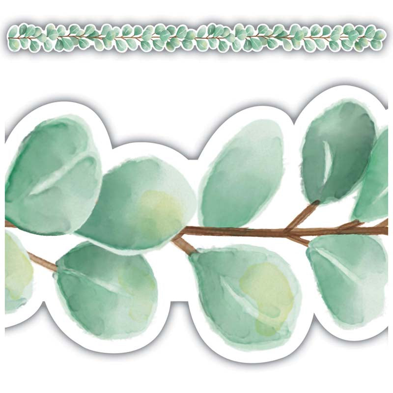 #58312 EUCALYPTUS DIE CUT BORDER TRIM