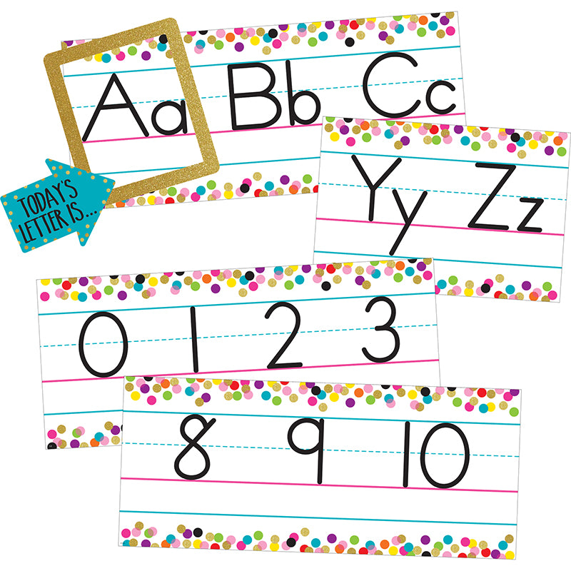 #58400 CONFETTI ALPHABET LINE BULLETIN BRD
