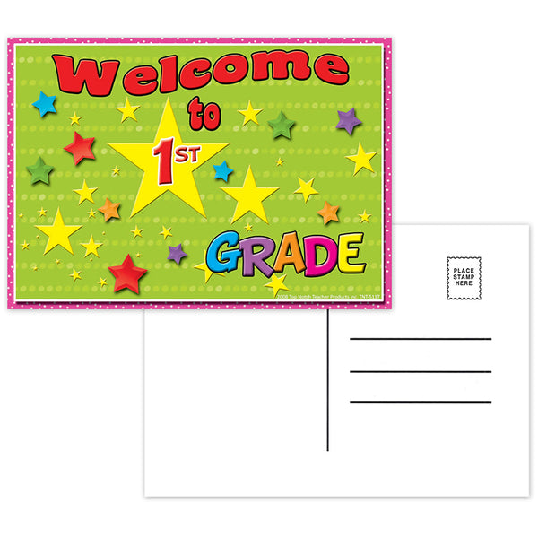 #39030 POSTCARDS WELCOME TO 1ST GRADE