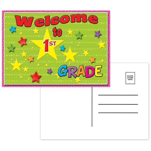 #39030 POSTCARDS WELCOME TO 1ST GRADE
