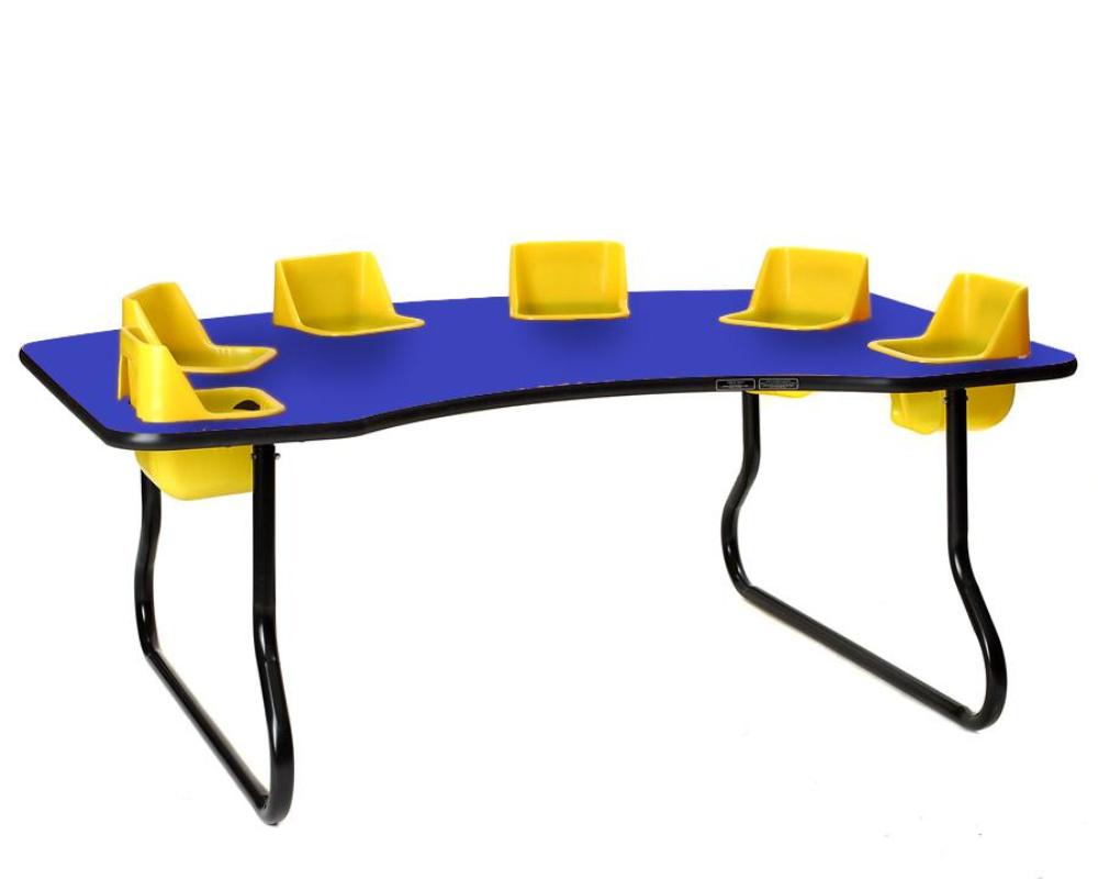 #39153 Toddler Tables 6-Seat Feeding Table