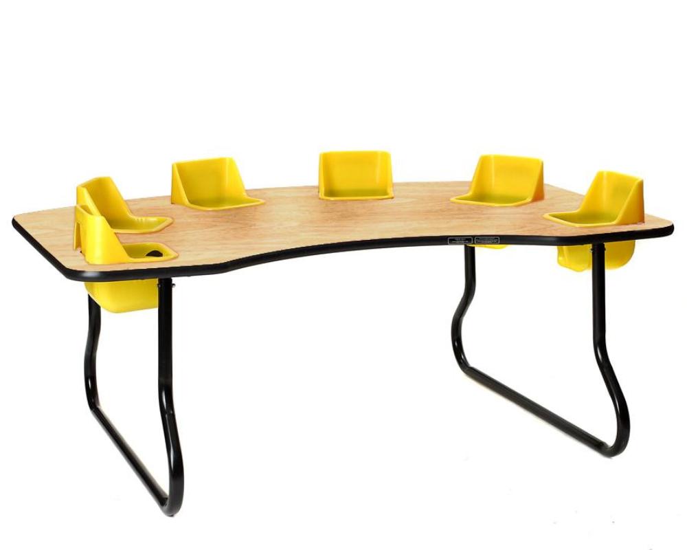 #39153 Toddler Tables 6-Seat Feeding Table