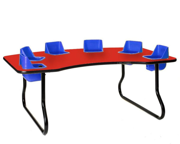 #39153 Toddler Tables 6-Seat Feeding Table