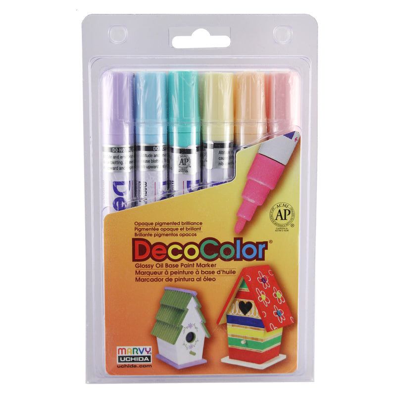 #58641 DECOCOLOR 6 MARKER PACK B