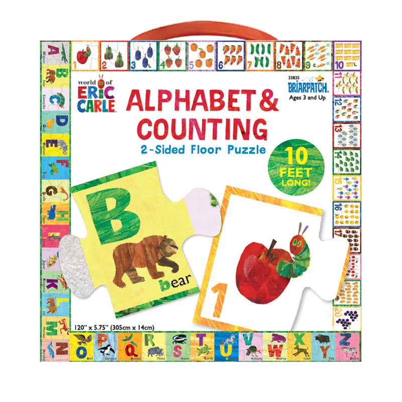 #58678 ALPHABET & COUNTING FLOOR PUZZLE THE WORLD OF ERIC CARLE