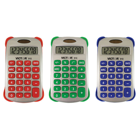 #39351 COLORFUL 8 DIGIT HANDHELD CALCULATOR