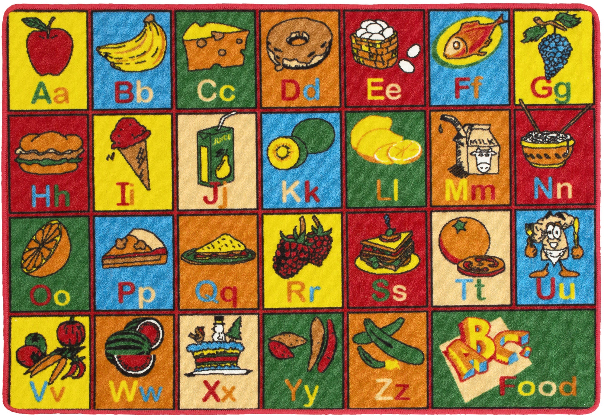 #59541 Alfombra ABC Fruits 39" x 58"